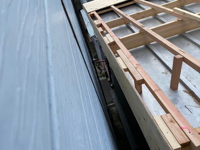 葺き替え工事かさ上げ